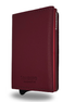 MAGNETIC Saffiano Portafoglio in Vera Pelle Protezione RFID Bordeaux