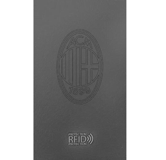 CARBON Zip Porta Carte di Credito Protezione RFID Rosso