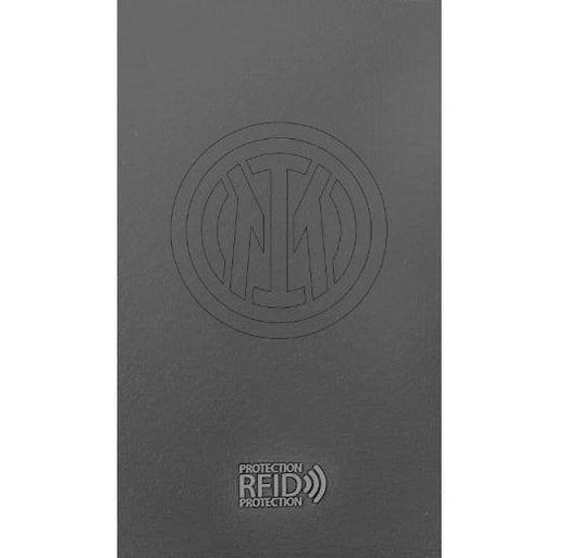 CARBON Zip Porta Carte di Credito Protezione RFID Blu