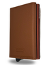 MAGNETIC Saffiano Portafoglio in Vera Pelle Protezione RFID Marrone