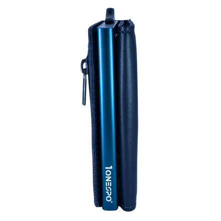 MAGNETIC PRO Portafoglio in Vera Pelle Protezione RFID Nappa Blu