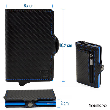 Portacarte RFID In Alluminio – Magsafe Per IPhone 12-17, Capienza 10 Carte, Slim E Magnetico
